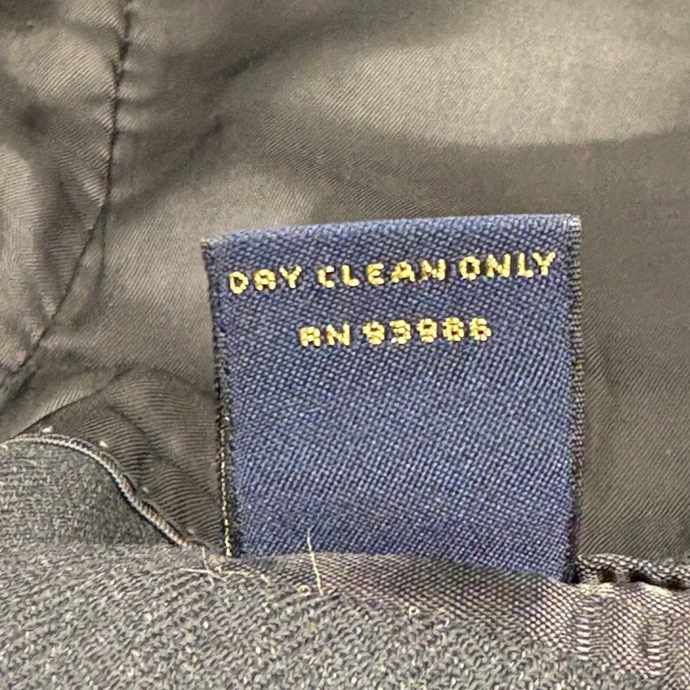 Brooks Brothers Sport Coat 46 Long 100% Lambswool Charcoal Herringbone